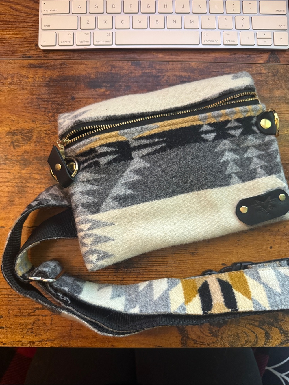 Handmade Pendleton Fanny pack / crossbody bag